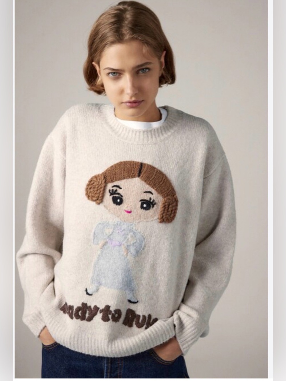 Zara Oversized Star Wars (!!) Knit Sweater